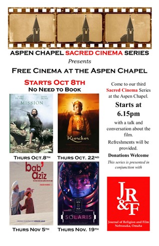 More info here about our Sacred Cinema Series